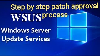 Step by Step Patch approval process through WSUS KkNeTwOrK [upl. by Aynor]