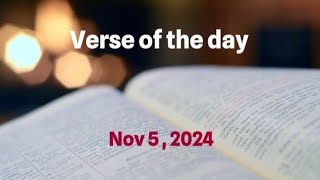 Verse of the day  November 5 2024  1 John 41 [upl. by Knight286]