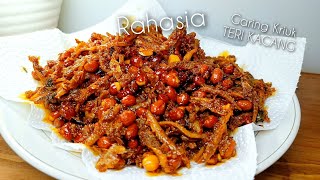 3 LANGKAH TERI KACANG BALADO GARING ANTI LEMBEK [upl. by Roland]