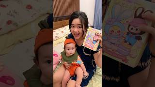 MIRIP GAK SIH WARNANYA 🥹💛 unboxing blindbox babythree labubu [upl. by Aiyotal]