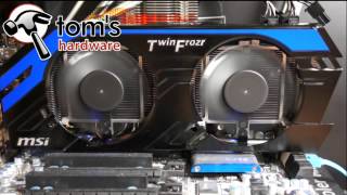 MSI 7870 Hawk Review  Noise on full load [upl. by Zorina]