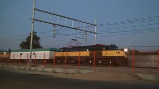 Salida del tren nocturno hacia Temuco con locomotora E3209  Viernes 13022015 [upl. by Hertberg]