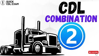 CDL Combination Vehicles Quick Prep Test video2 70 Questions with Explained Answers [upl. by Dez]