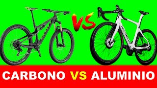 BICICLETAS ALUMINIO VS CARBONO │ VENTAJAS Y DESVENTAJAS [upl. by Desma]