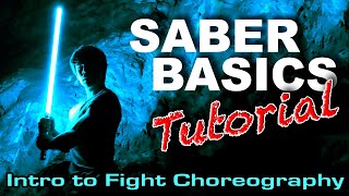 Basic Lightsaber Choreography Tutorial  How to fight like a Jedi in 5 minutes [upl. by Nelac776]