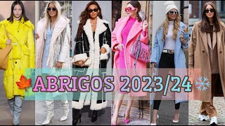 ESPECTACULARES ABRIGOS 202324 🧥🤩 ULTIMAS TENDENCIAS PARA LUCIR ELEGANTE Y CON ESTILO [upl. by Arataj]