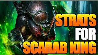 BEAT SCARAB KING EVERY STAGE WITH A COUPLE OF DIFFERENT TEAMS  Raid Shadow Legends [upl. by Yelsnit83]