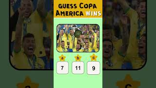 Guess How Many Copa América Wins 🏆 quiz football argentina [upl. by Leihcim767]