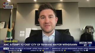 ANC attempt to oust City of Tshwane mayor withdrawn [upl. by Nolie]