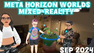 Meta Horizon Worlds MixedReality MetaHorizon augmentedreality virtualreality [upl. by Ayikat]