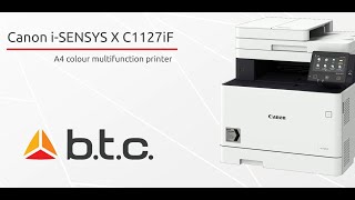 Canon iSENSYS X C1127iF  review by btc [upl. by Kaleena]