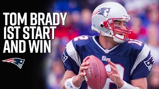 Tom Brady’s First Start amp Win with the 2001 New England Patriots [upl. by Ennayoj]