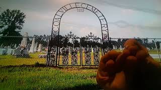 Horacio the handsnake visiting Coalville Cemetery in Biloxi Mississippi [upl. by Buke]