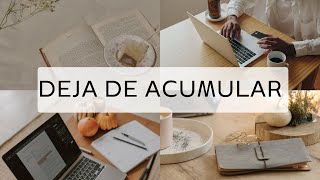 CÓMO DEJAR DE ACUMULAR Y SER MINIMALISTA [upl. by Aihcropal]