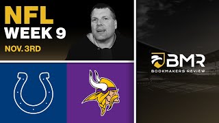 Colts vs Vikings  Week 9 Sunday Night Football Best Bets by Donnie RightSide Nov 3rd [upl. by Dlanigger920]