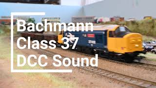 Bachmann Class 37 With Coastal DCC Sound With An Upgraded Top Speaker [upl. by Covell]