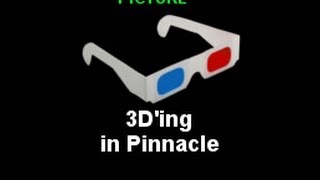 Pinnacle Studio 17 Plus 3D Tutorial anaglyph 3D [upl. by Fazeli]