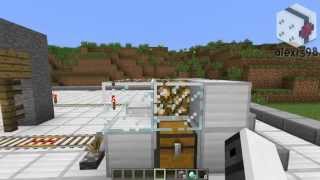 Tutorial de redstone Estacion de carga y descarga  Minecraft 162 [upl. by Nirtiac422]