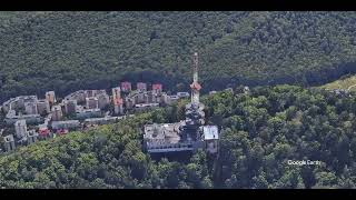 Releul radiotv Telecabina si Restaurantul Panoramic de pe Timpa  Brasov [upl. by Rorrys]