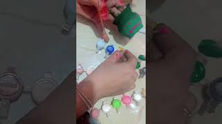 Param sundari 💫💫pot diy viralvideo diy trending drawing art craft shorts cute pot craft 😍😍 [upl. by Nitsirc]