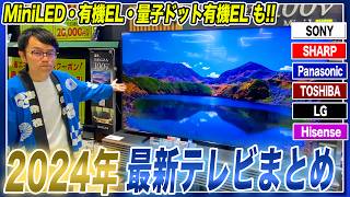 【最新テレビ】各社まとめてご紹介！ミニLED・有機EL・量子ドット有機ELの違いもわかりやすく解説！【2024年最新】 [upl. by Bradstreet311]