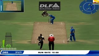 IPL KKR vs Hyderabad Deccan Chargers EA sports cricket 07 game [upl. by Waylon178]