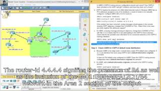 10244  3516 Packet Tracer  Troubleshoot Multiarea OSPFv3 [upl. by Dolf]