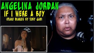 Angelina Jordan  If I Were A Boy Piano Diaries by Toby Gad  Reaction [upl. by Gotthelf]