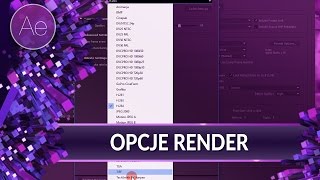 Ustawienia Render  Szybko amp Ładnie ▪ Tutorial ▪ 24 AE After Effects [upl. by Inatsed]