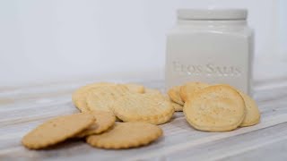 Homemade Soda Crackers Recipe [upl. by Treva]