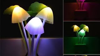 How to use Automatic Sensor Light  Mushrooms Automatic Sensor Light review [upl. by Aleunam]