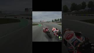 MotoGP 24  Nice Overtake on Acosta in Le Mans crash youtube funny viral shorts yt [upl. by Litnahc443]