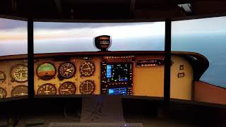 XPlane 11 3 Monitor setup example [upl. by Aleece]