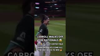 Corbin Carroll is the hero tonight in Arizona mlbb mlb baseball highlights shorts sports [upl. by Eelnayr]