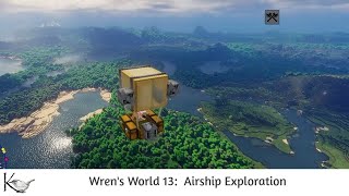 WW13 Airship Exploration  Chill DH Minecraft Survival Longplay [upl. by Doscher321]