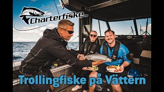 Trollingfiske efter röding och öring på Vättern [upl. by Rodge120]