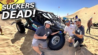 Wrecked at Camp RZR Glamis FINAL DAY Gecko drags [upl. by Oralla841]