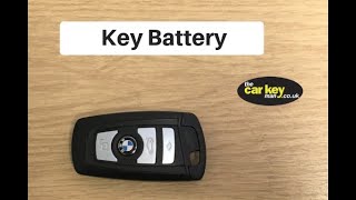 Key Battery BMW HOW TO Change [upl. by Anairt]