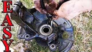 How to Change a Wheel Bearing short and fast version [upl. by Scuram]