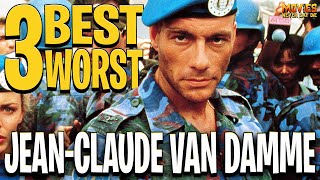 The 3 BEST amp 3 WORST Films of JEANCLAUDE VAN DAMME [upl. by Rudich]