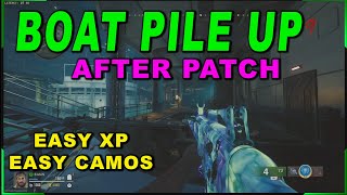 bo6 glitch AFTER PATCH BOAT PILE UP GLITCH for terminus island easy camo glitch and XP glitch [upl. by Gow]