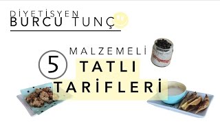 5 Malzemeli Tatlı Tarifleri [upl. by Akilam]