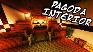 How to Build the Japanese Pagoda Interior in Minecraft  Tutorial 28 [upl. by Yltsew208]