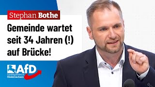 Gemeinde wartet seit 34 Jahren  auf Brücke – Stephan Bothe AfD [upl. by Plath]