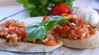 Thermomix TM 5  Bruschetta  eine Vorspeise zum Verlieben [upl. by Rustie]