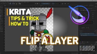 Krita How To Flip A Layer [upl. by Emeline837]