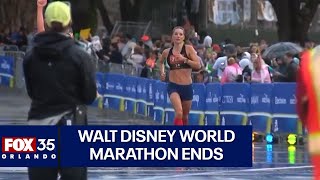 Walt Disney World Marathon comes to an end after cold rainy weekend [upl. by Aleemaj178]