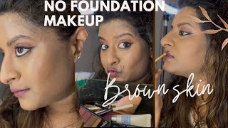 No Foundation makeup ❤️Natural Everyday makeup for beginners [upl. by Cattima719]