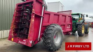 Marshall 12 Tonne Muck Spreader [upl. by Toole]