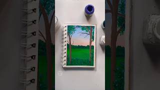 Acrylic Landscape painting shorts art ytshorts easypainting acyrlic viralshorts [upl. by Starla819]